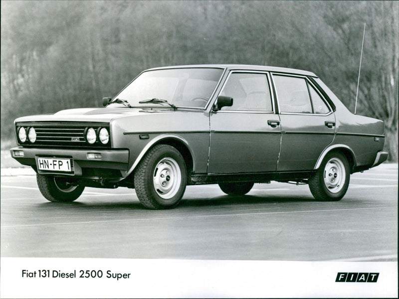 Fiat 131 Diesel 2500 Super. - Vintage Photograph