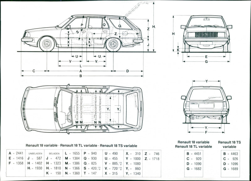 Renault 18 variable - Vintage Photograph