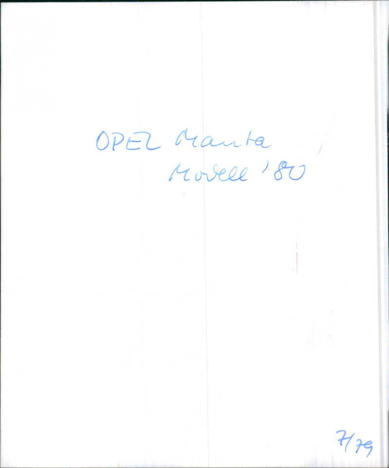 Opel Mantra Novelle - Vintage Photograph