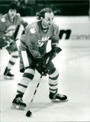 Guy Lafleur, Canadian ice hockey player - Vintage Photograph