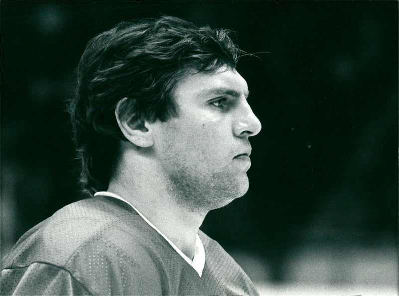 Vladimir Krutov, Hockey player - Vintage Photograph