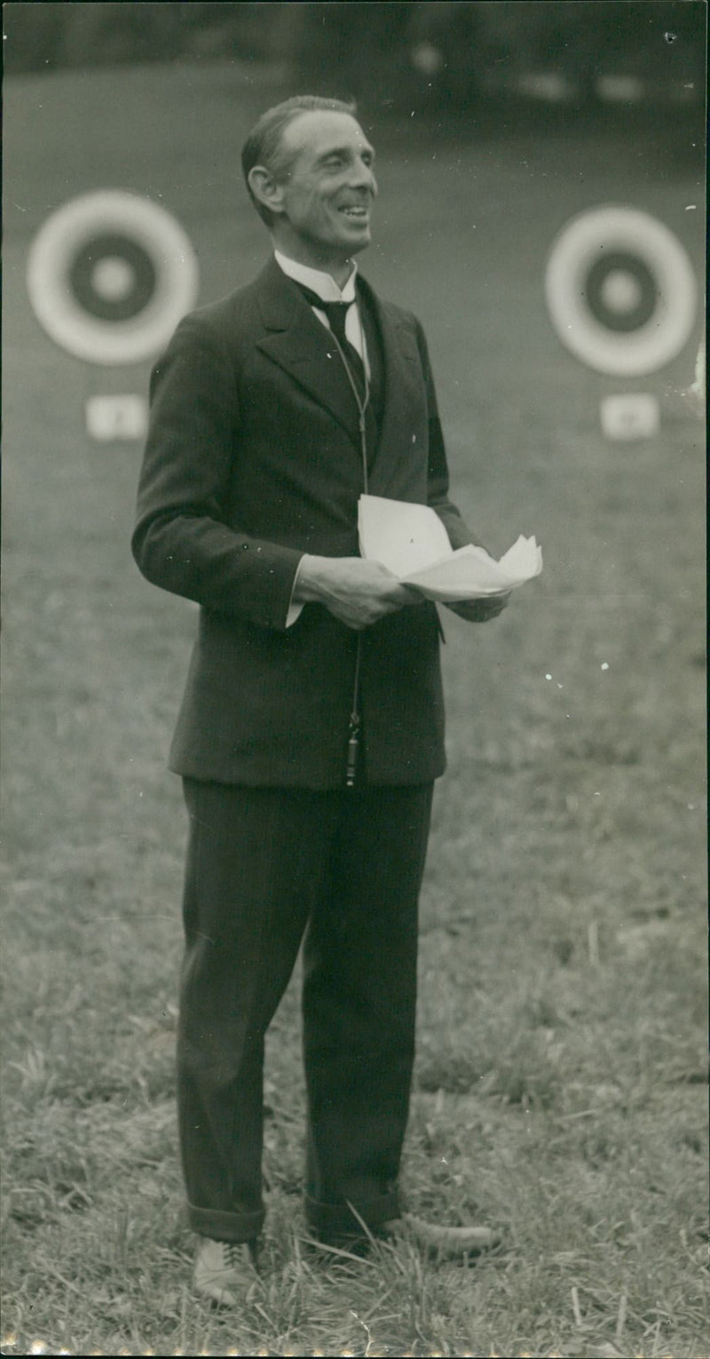 From the archery competitions - Vintage Photograph