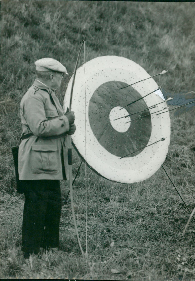 From the archery competitions - Vintage Photograph