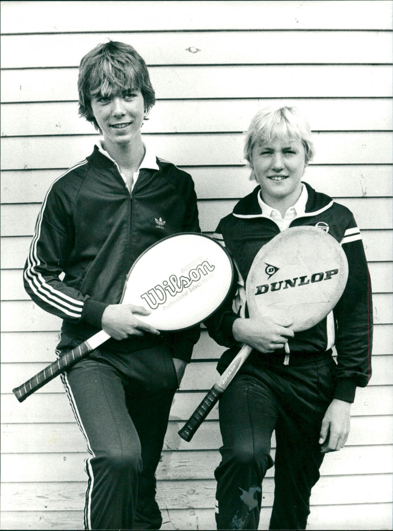 Hakan Ekwall and Magnus Lindstrom. - Vintage Photograph