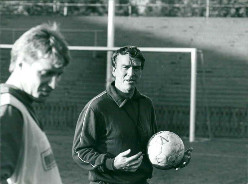 Agne Simonsson, Swedish footballer - Vintage Photograph