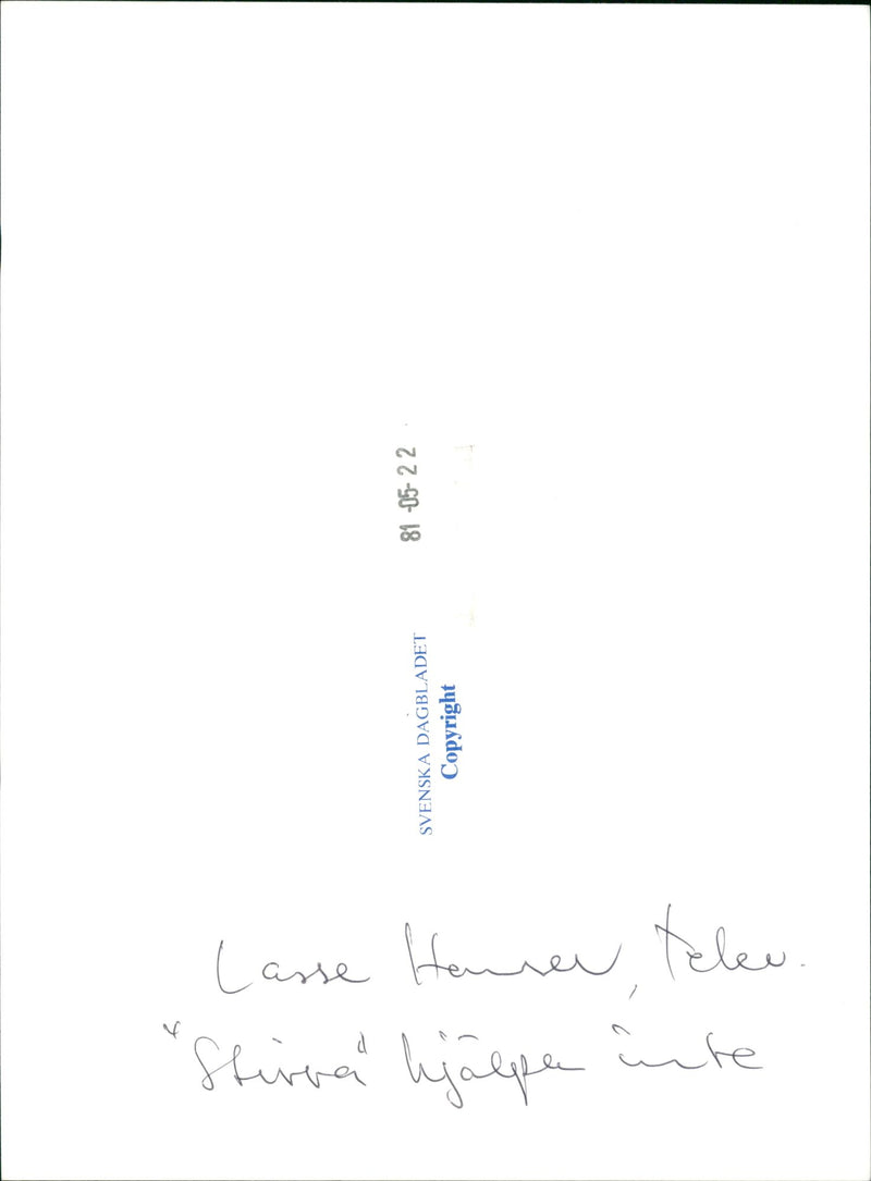 Professional Golfer, Lasse Hensen - Vintage Photograph