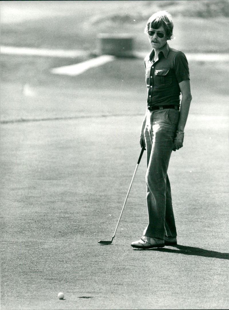 Professional Golfer, Lasse Hensen - Vintage Photograph