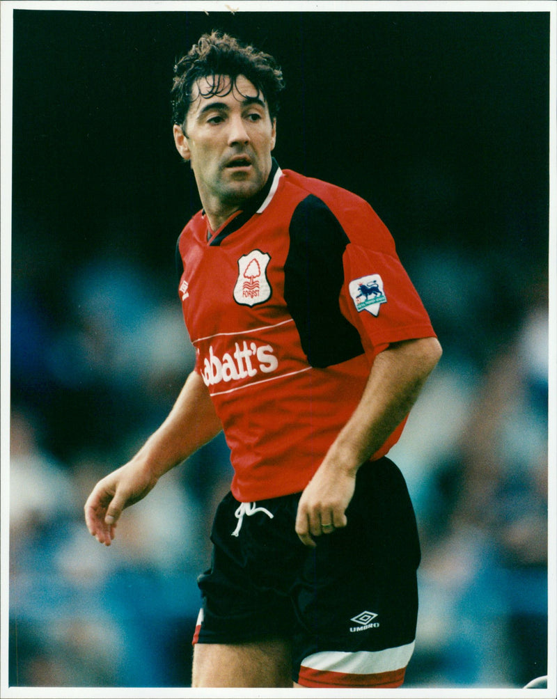 Dean Saunders, Football Player - Vintage Photograph