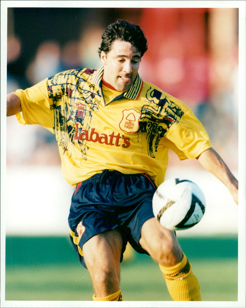 Dean Saunders, Football Player - Vintage Photograph