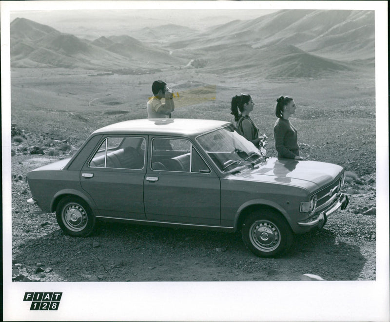 FIAT 128, 1969 - Vintage Photograph