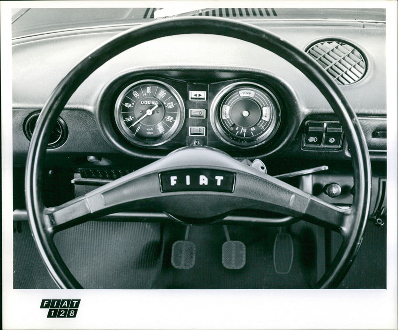 FIAT 128, 1969 - Vintage Photograph