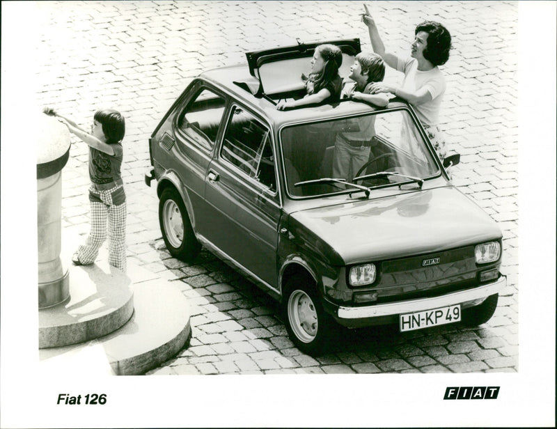 Fiat 126 - Vintage Photograph