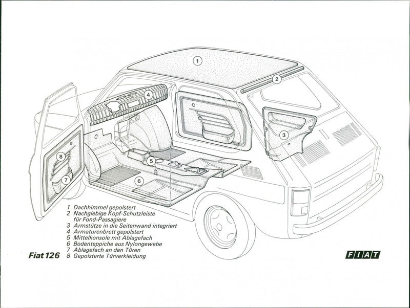 Fiat 126 - Vintage Photograph