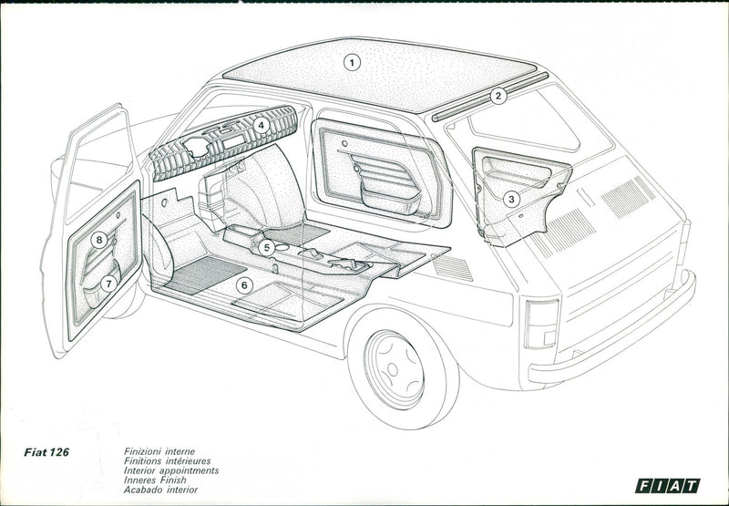 Fiat 126 - Vintage Photograph