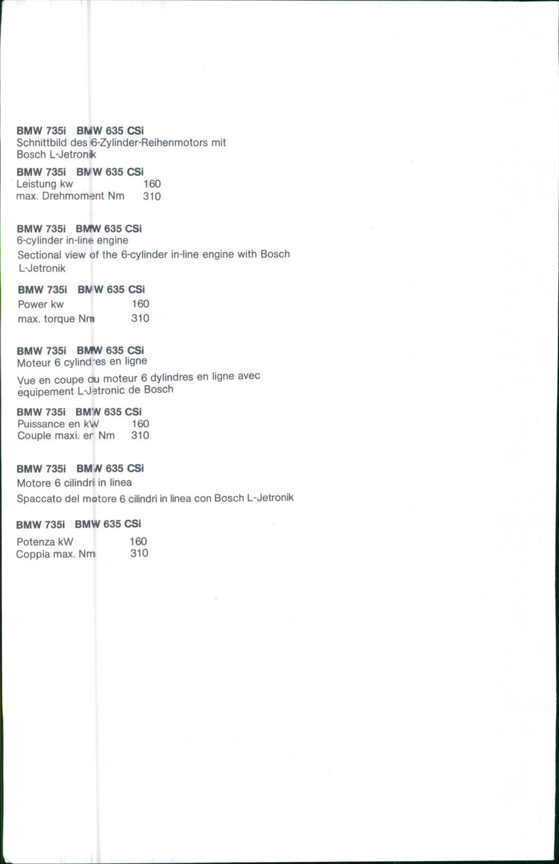 New 7 Series From BMW - Vintage Photograph