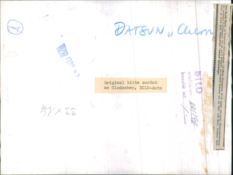 Datsun Cherry - Vintage Photograph