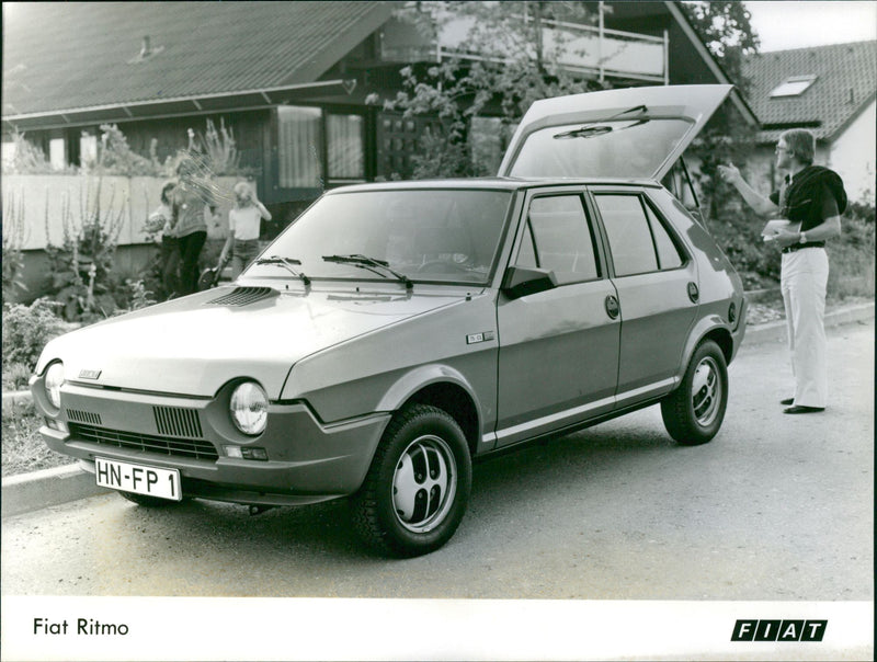 Fiat Ritmo. - Vintage Photograph