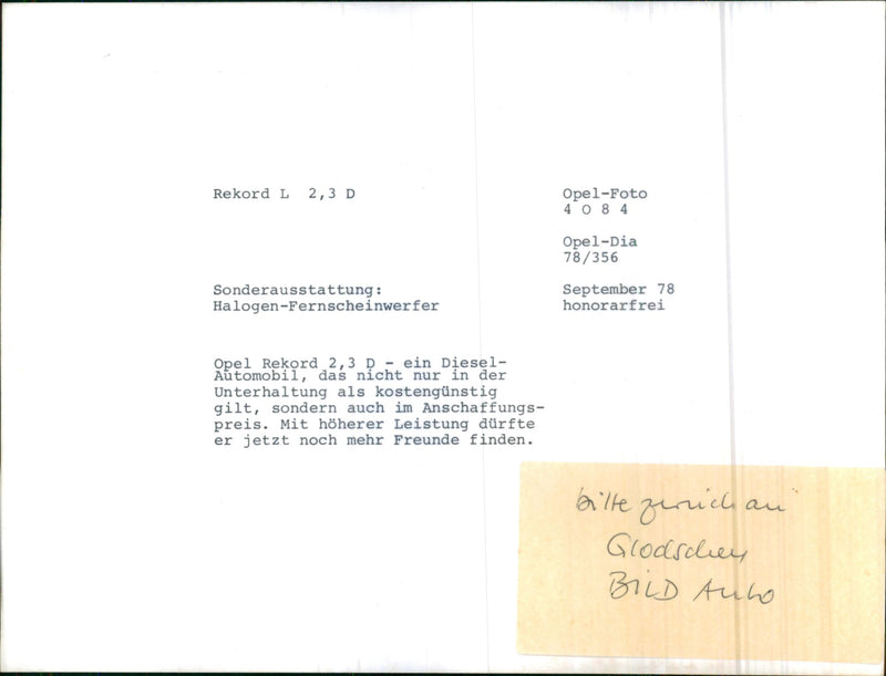 Random Cars. - Vintage Photograph