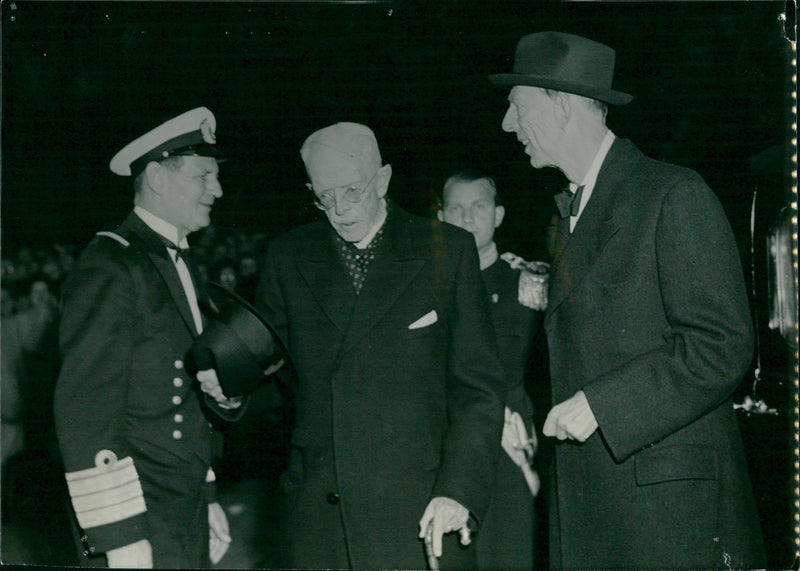 King Gustaf and Prince William - Vintage Photograph