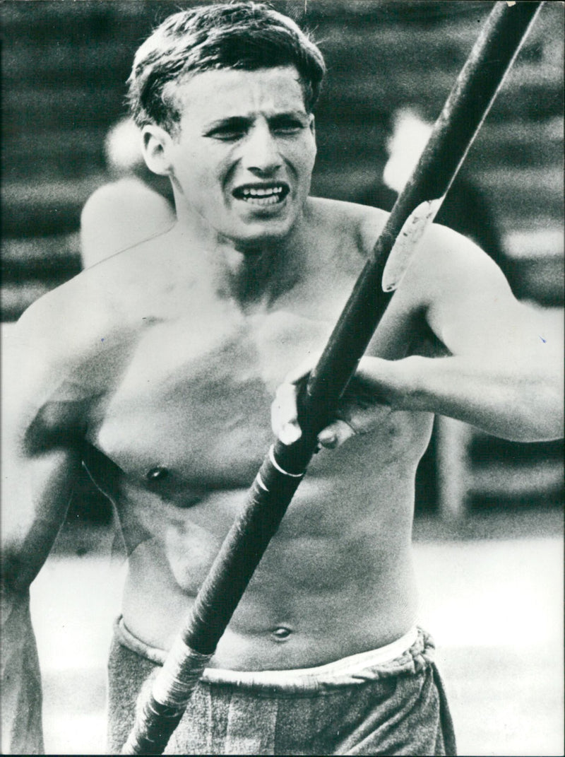 Kurt Bendlin, decathlete - Vintage Photograph