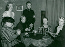A scene from the Poetry Club - Vintage Photograph