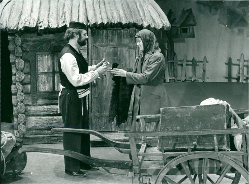 From the musical Spelman on the roof with Riksteatern - Vintage Photograph