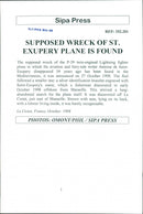 1998 PICA HAS NOTIFICATION TWIN DISCO EARLY LIGHTNING FRANCE PRESS WRITER - Vintage Photograph