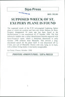 1998 PICA HAS NOTIFICATION TWIN DISCO EARLY LIGHTNING FRANCE PRESS WRITER - Vintage Photograph