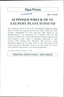 1998 PICA HAS NOTIFICATION TWIN DISCO EARLY LIGHTNING FRANCE PRESS WRITER - Vintage Photograph