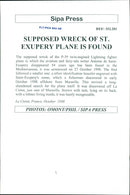 1998 PICA HAS NOTIFICATION TWIN DISCO EARLY LIGHTNING FRANCE PRESS WRITER - Vintage Photograph