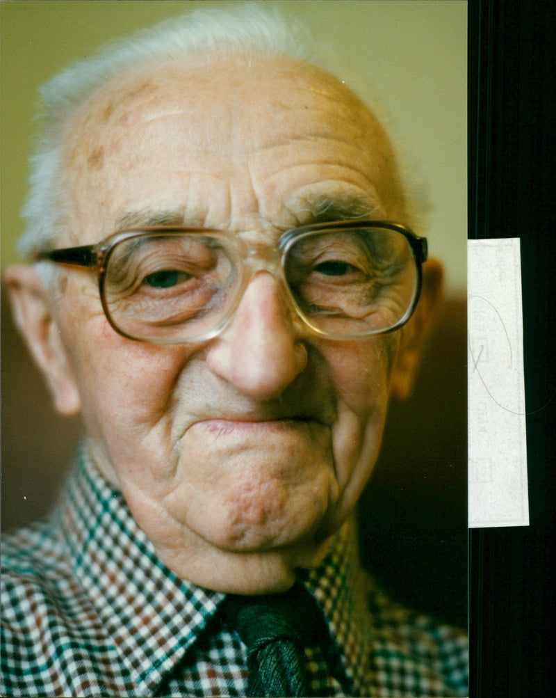 BLACK WHITE WRITER - Vintage Photograph