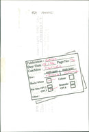 1996 BLACK WHITE WRITER - Vintage Photograph