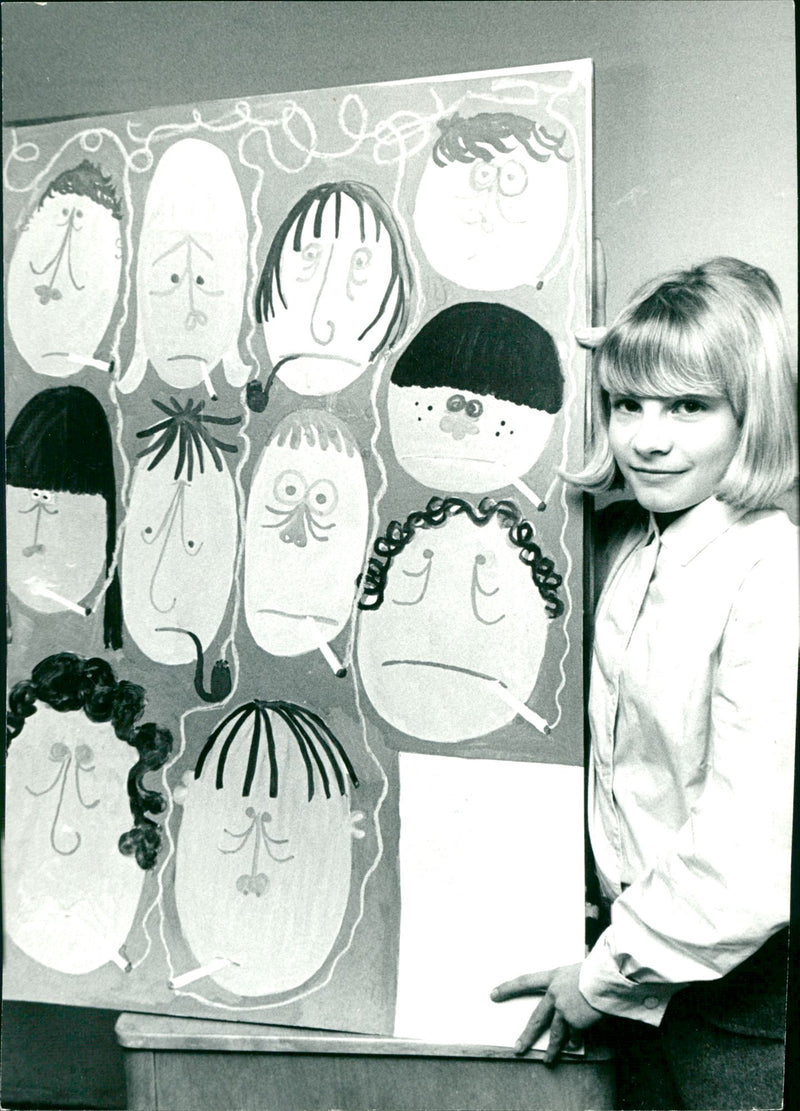 An award-winning entry in a competition for anti-smoking posters - Vintage Photograph