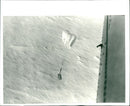 A box of supplies thrown down from a Hercules plane to the British transarctic expedition - Vintage Photograph