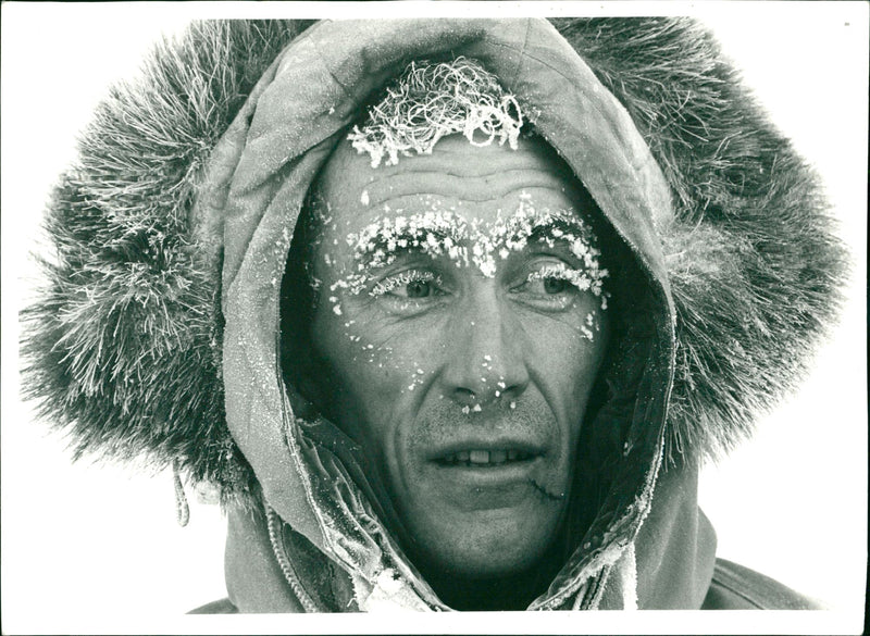 Allan Gill in the British Transarctic Expedition - Vintage Photograph