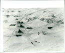 The camp of the British trans-Arctic expedition - Vintage Photograph