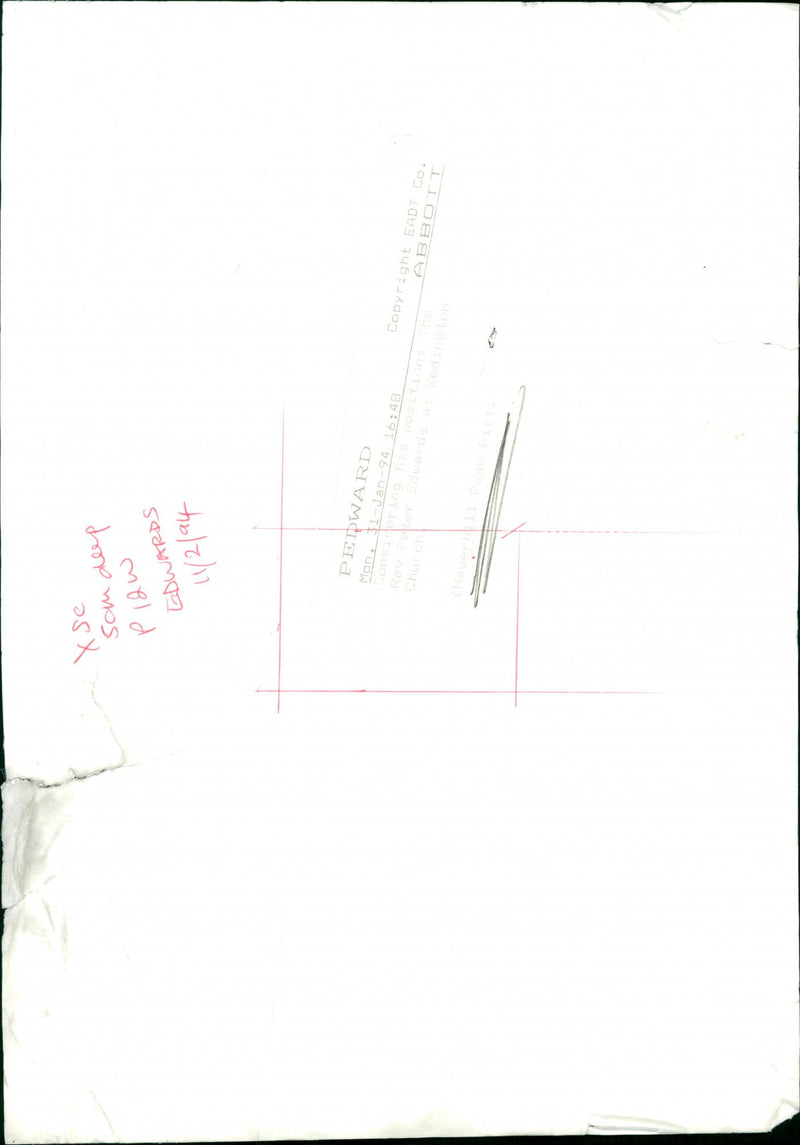 BLACK WHITE CONCERT JOHN - Vintage Photograph