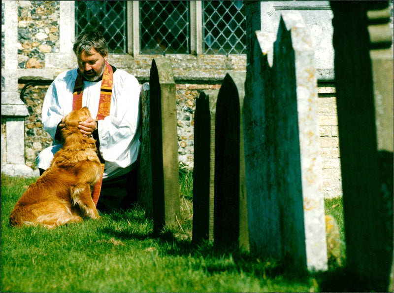 BLACK WHITE CONCERT JOHN - Vintage Photograph