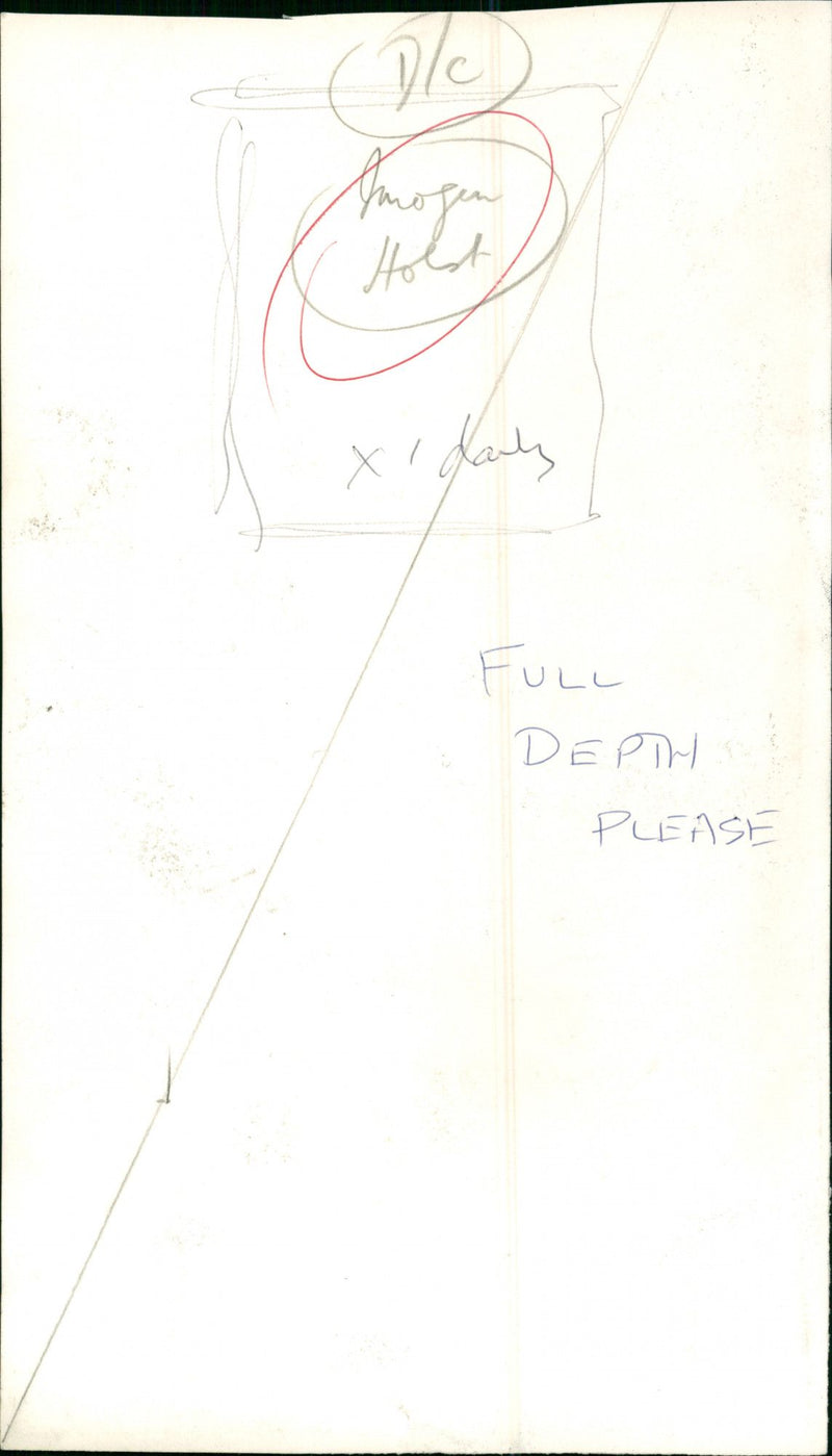 MUSICIAN DIED - Vintage Photograph