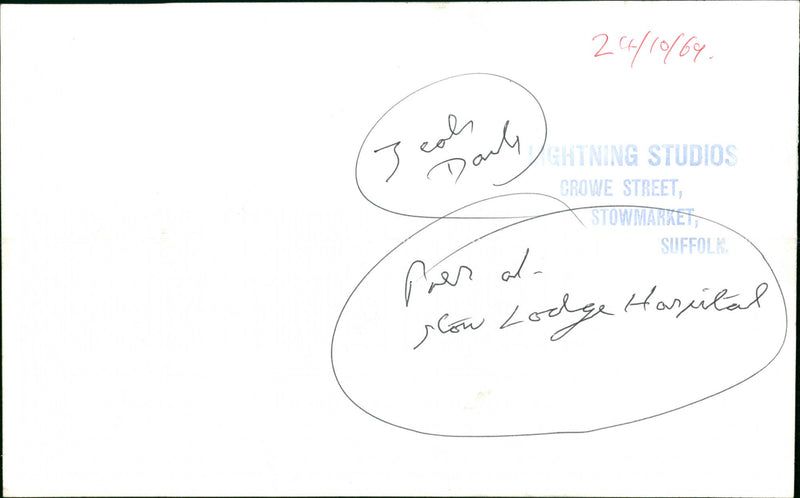 MUSICIAN DIED - Vintage Photograph