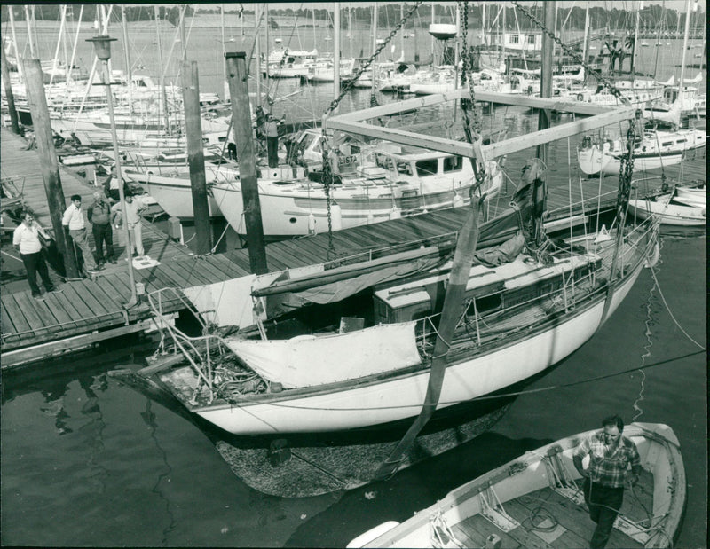 Jack Haste's yachts - Vintage Photograph