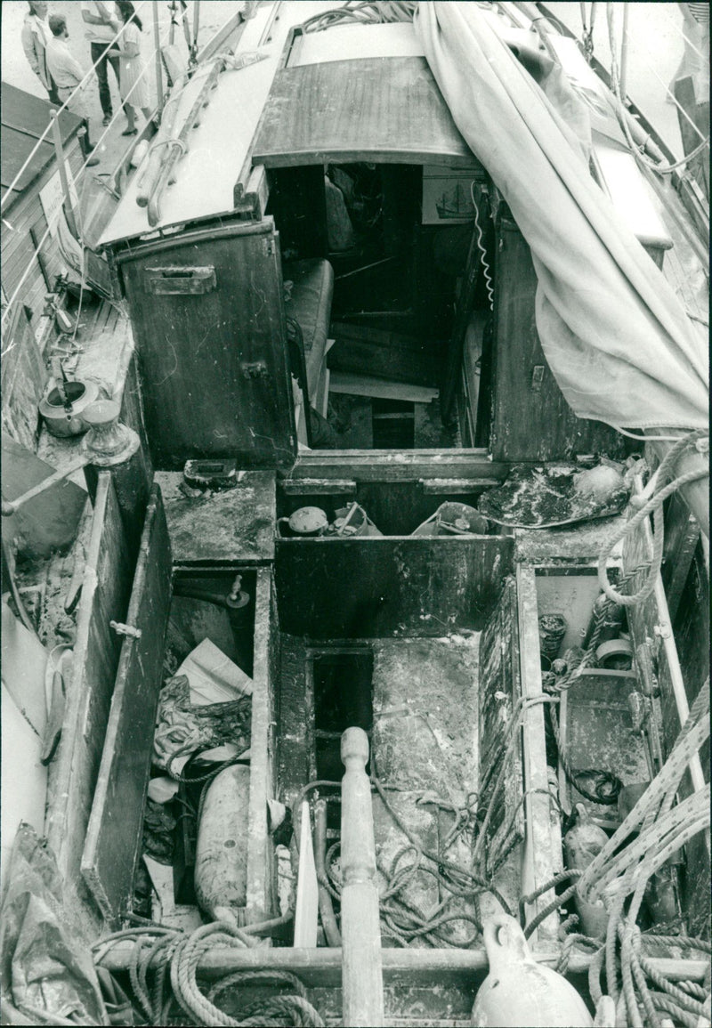 Jack Haste's yacht - Vintage Photograph