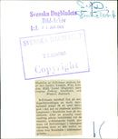 The model of the SvD house is studied by Mrs Speller, Mrs Wise, Mrs Kidd and the women Friberg and Winterö - Vintage Photograph