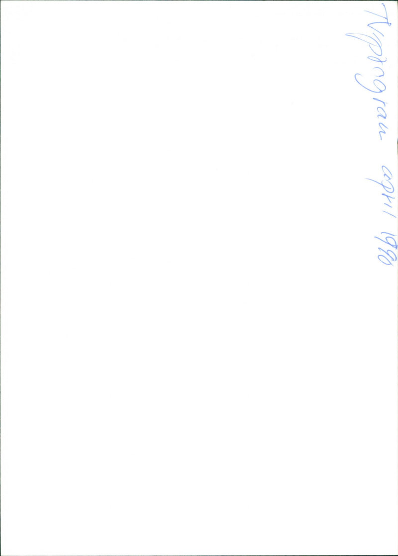 Helge Antoni and Elisabeth Söderström in "Easter Concert" appear on TV 3 - Vintage Photograph