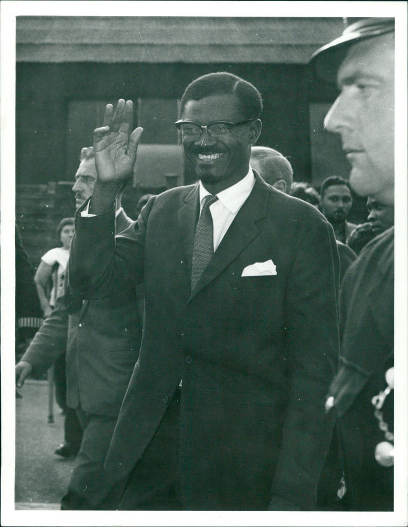 Patrice Lumumbay, Politician visiting London - Vintage Photograph