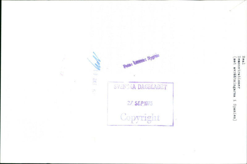 1975 PADURILE HANS LOCH KALA NYGREN ENGLISH POET DAIBLADED - Vintage Photograph