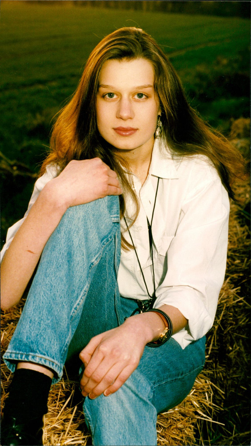 Model Emma Hinchley - Vintage Photograph