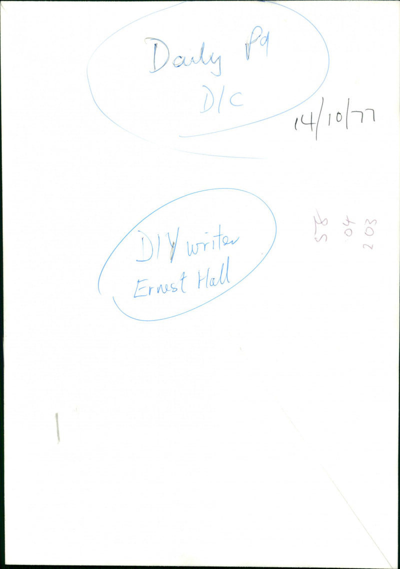 1917 WRITER - Vintage Photograph