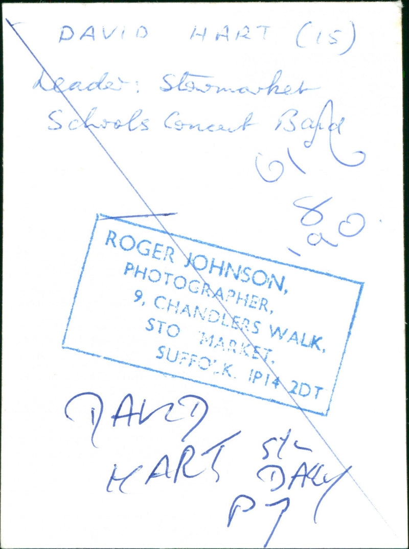 DAVID BAND CONCERT - Vintage Photograph