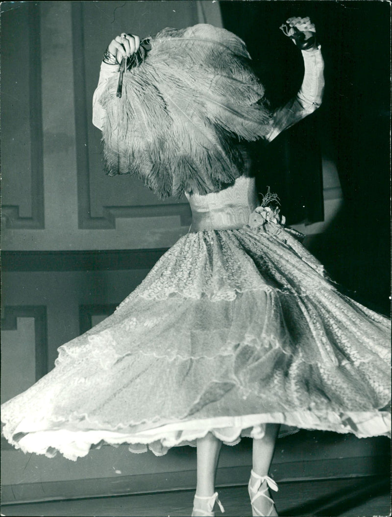 Spansk dansös - Vintage Photograph